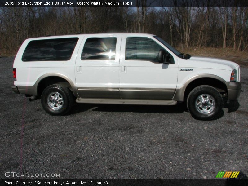 Oxford White / Medium Pebble 2005 Ford Excursion Eddie Bauer 4x4