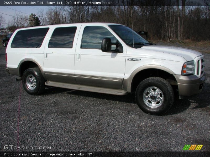 Oxford White / Medium Pebble 2005 Ford Excursion Eddie Bauer 4x4