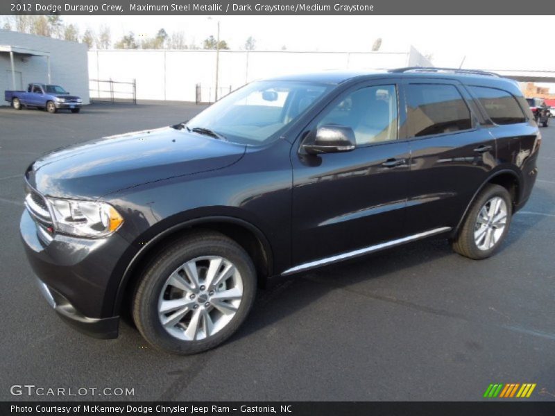 Maximum Steel Metallic / Dark Graystone/Medium Graystone 2012 Dodge Durango Crew