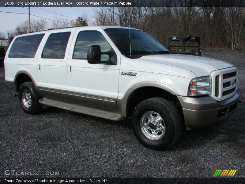 Oxford White / Medium Pebble 2005 Ford Excursion Eddie Bauer 4x4