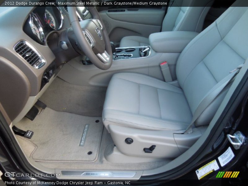 Maximum Steel Metallic / Dark Graystone/Medium Graystone 2012 Dodge Durango Crew