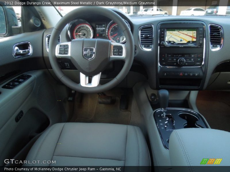 Maximum Steel Metallic / Dark Graystone/Medium Graystone 2012 Dodge Durango Crew