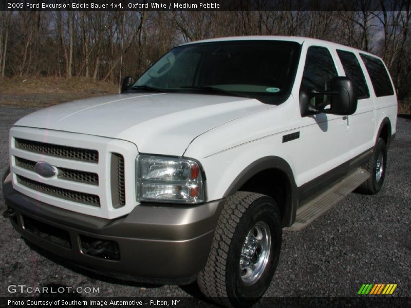 Oxford White / Medium Pebble 2005 Ford Excursion Eddie Bauer 4x4