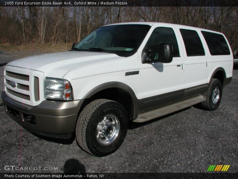 Oxford White / Medium Pebble 2005 Ford Excursion Eddie Bauer 4x4