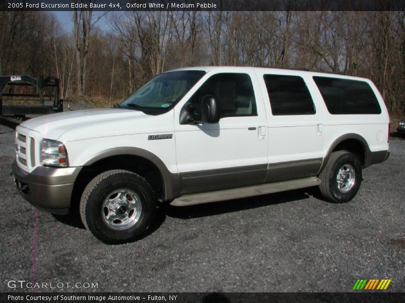 Oxford White / Medium Pebble 2005 Ford Excursion Eddie Bauer 4x4