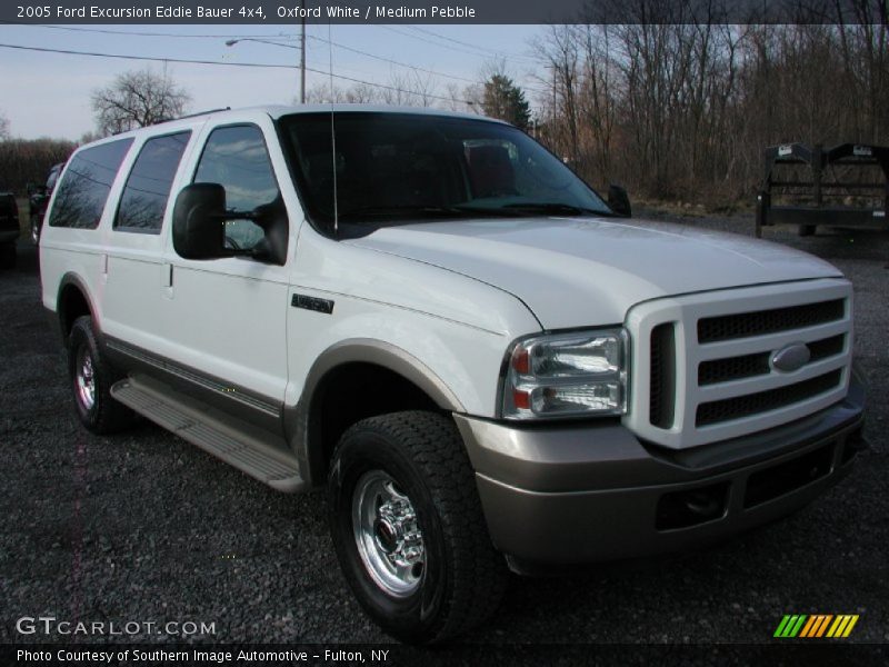 Oxford White / Medium Pebble 2005 Ford Excursion Eddie Bauer 4x4