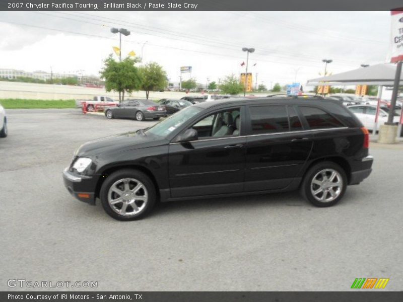 Brilliant Black / Pastel Slate Gray 2007 Chrysler Pacifica Touring