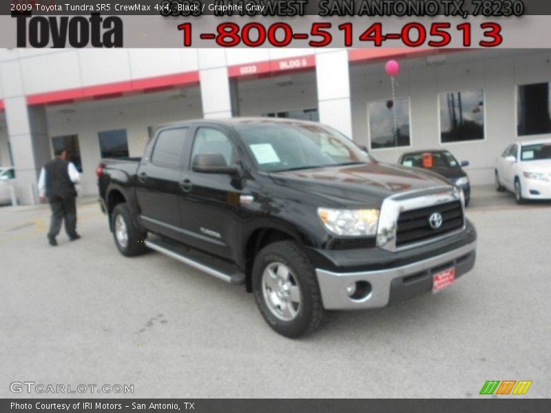 Black / Graphite Gray 2009 Toyota Tundra SR5 CrewMax 4x4
