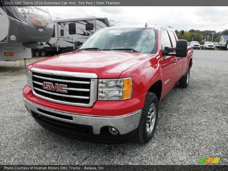 Fire Red / Dark Titanium 2012 GMC Sierra 1500 Extended Cab 4x4