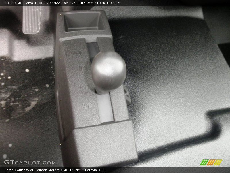 Fire Red / Dark Titanium 2012 GMC Sierra 1500 Extended Cab 4x4