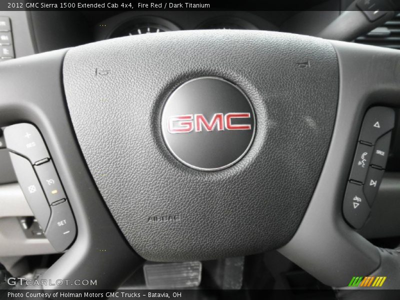 Fire Red / Dark Titanium 2012 GMC Sierra 1500 Extended Cab 4x4