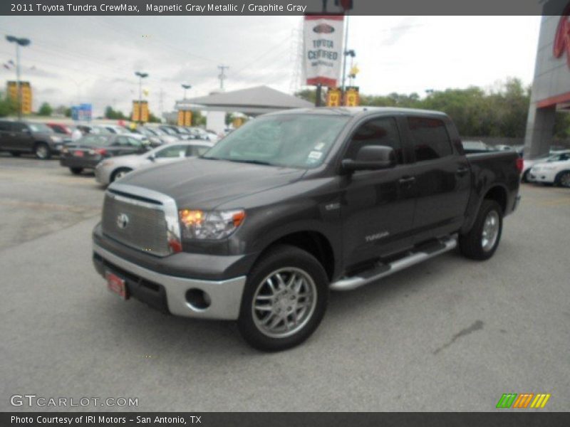 Magnetic Gray Metallic / Graphite Gray 2011 Toyota Tundra CrewMax