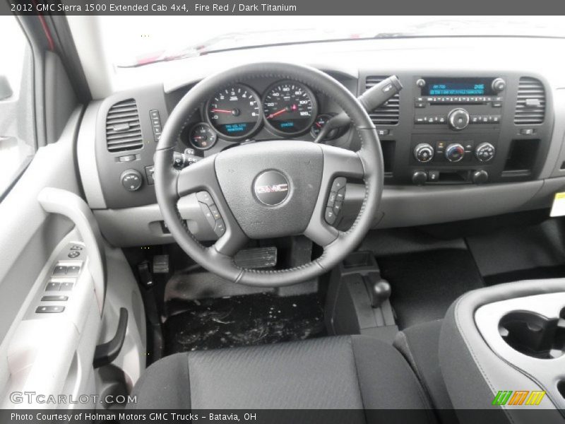 Fire Red / Dark Titanium 2012 GMC Sierra 1500 Extended Cab 4x4
