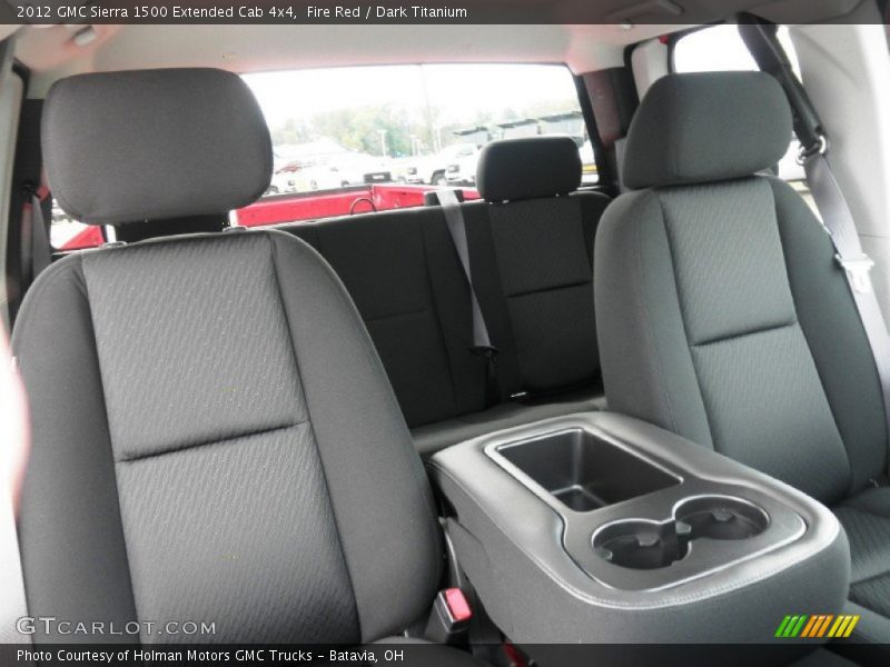 Fire Red / Dark Titanium 2012 GMC Sierra 1500 Extended Cab 4x4