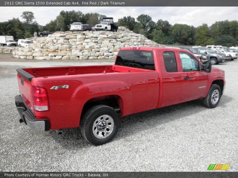 Fire Red / Dark Titanium 2012 GMC Sierra 1500 Extended Cab 4x4