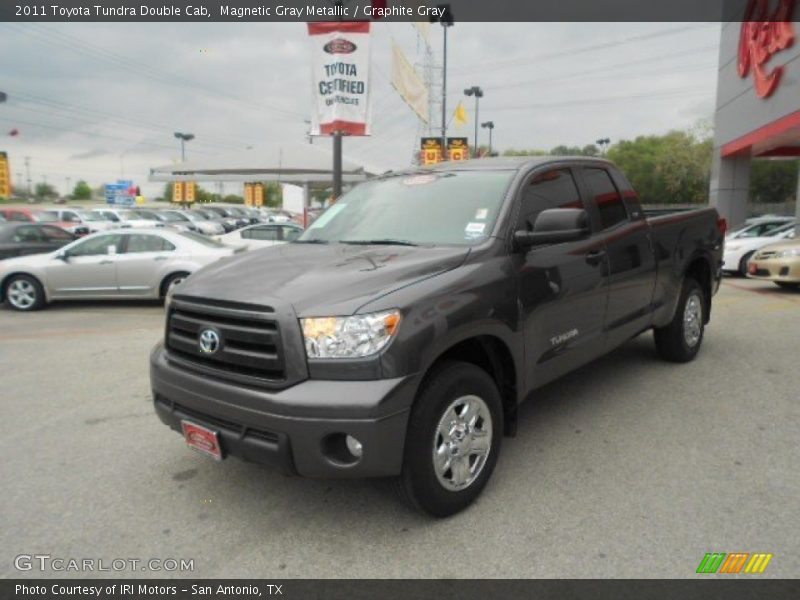 Magnetic Gray Metallic / Graphite Gray 2011 Toyota Tundra Double Cab