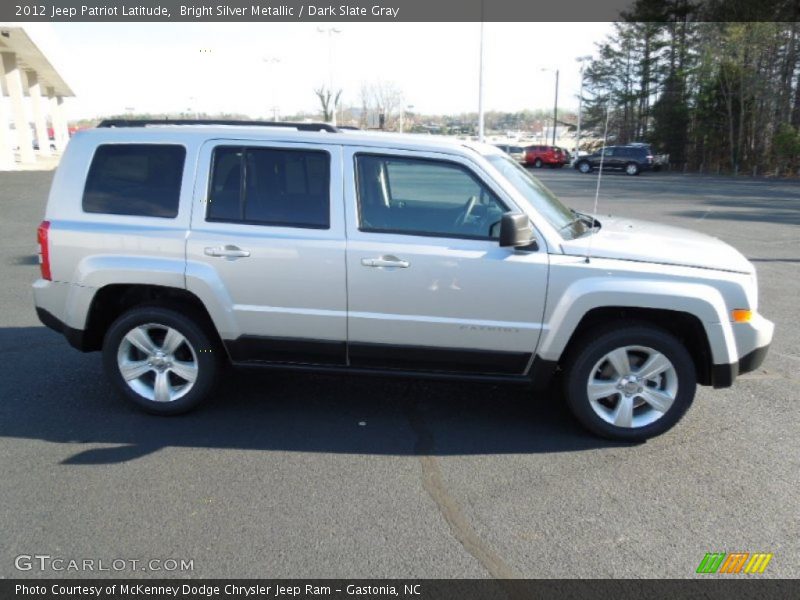Bright Silver Metallic / Dark Slate Gray 2012 Jeep Patriot Latitude