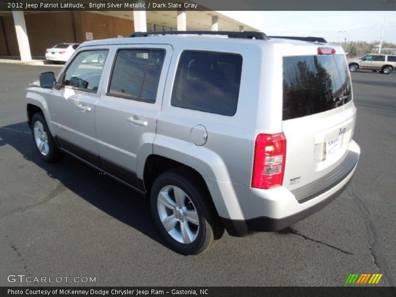 Bright Silver Metallic / Dark Slate Gray 2012 Jeep Patriot Latitude