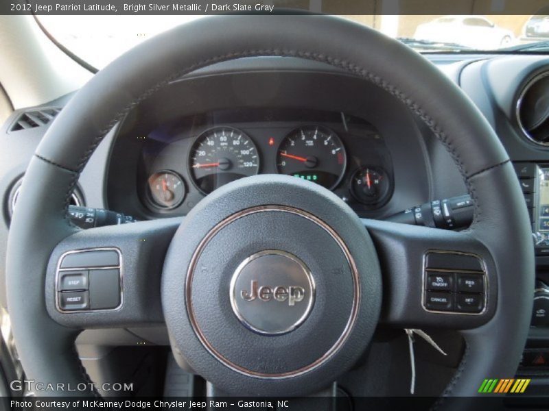 Bright Silver Metallic / Dark Slate Gray 2012 Jeep Patriot Latitude