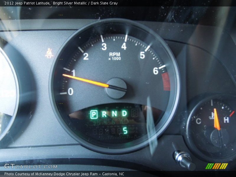 Bright Silver Metallic / Dark Slate Gray 2012 Jeep Patriot Latitude