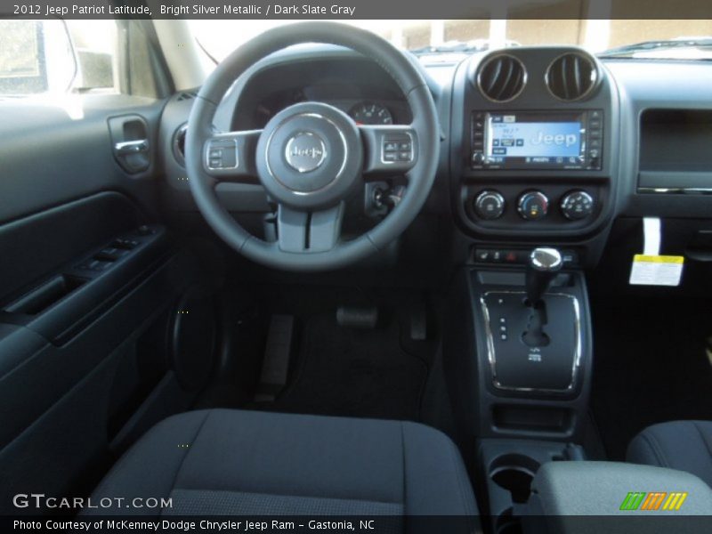 Bright Silver Metallic / Dark Slate Gray 2012 Jeep Patriot Latitude