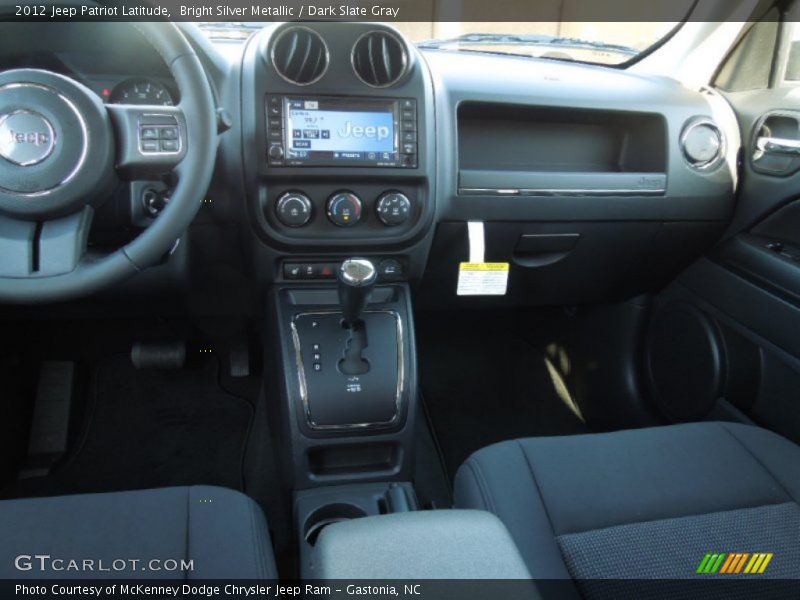 Bright Silver Metallic / Dark Slate Gray 2012 Jeep Patriot Latitude