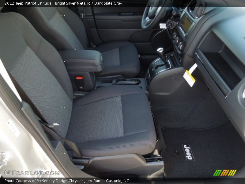 Bright Silver Metallic / Dark Slate Gray 2012 Jeep Patriot Latitude