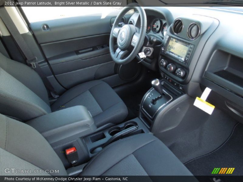 Bright Silver Metallic / Dark Slate Gray 2012 Jeep Patriot Latitude