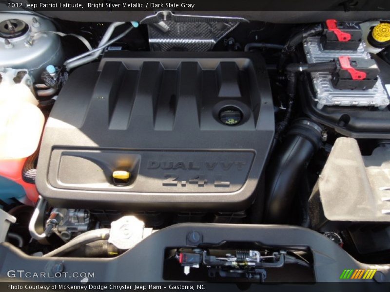 Bright Silver Metallic / Dark Slate Gray 2012 Jeep Patriot Latitude