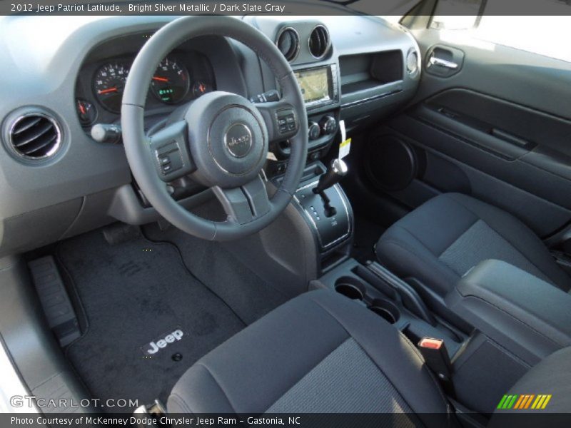 Dark Slate Gray Interior - 2012 Patriot Latitude 