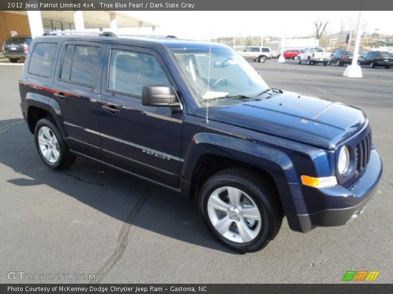 True Blue Pearl / Dark Slate Gray 2012 Jeep Patriot Limited 4x4