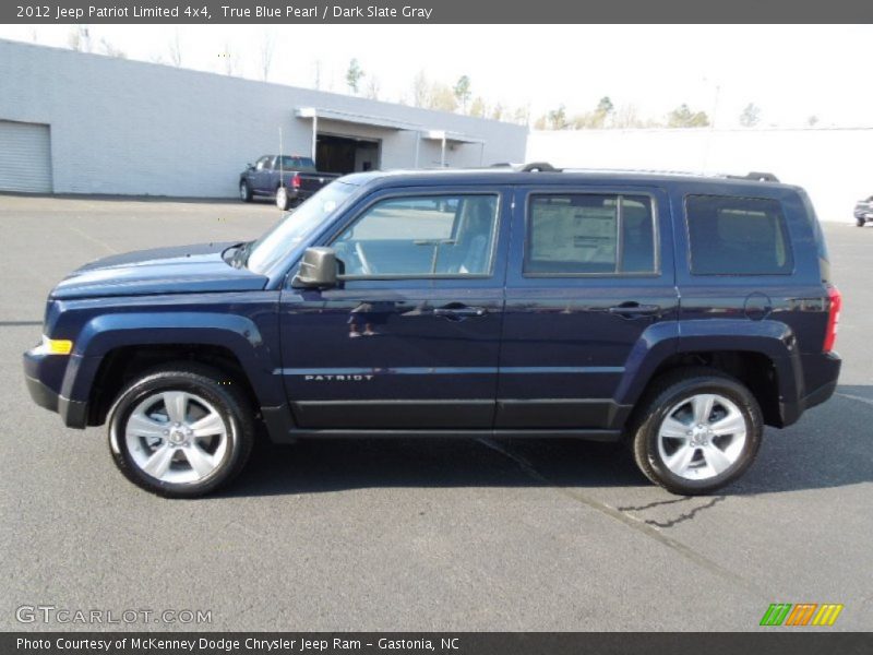 True Blue Pearl / Dark Slate Gray 2012 Jeep Patriot Limited 4x4