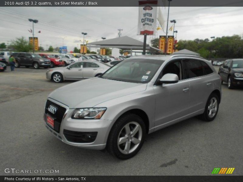Ice Silver Metallic / Black 2010 Audi Q5 3.2 quattro