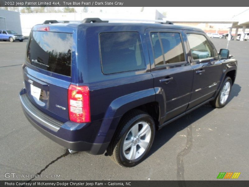 True Blue Pearl / Dark Slate Gray 2012 Jeep Patriot Limited 4x4