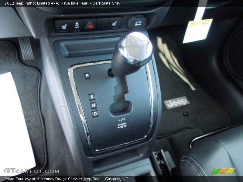  2012 Patriot Limited 4x4 CVT II Automatic Shifter