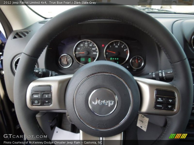 True Blue Pearl / Dark Slate Gray 2012 Jeep Patriot Limited 4x4