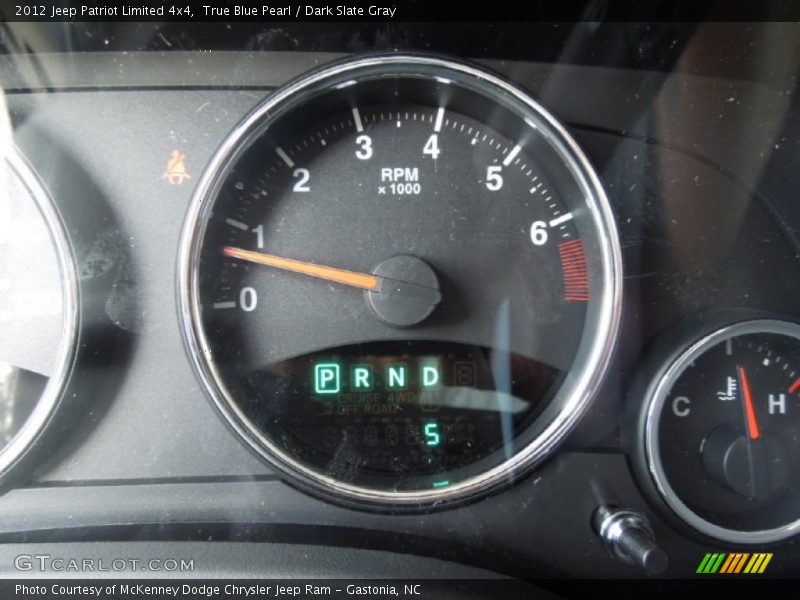 True Blue Pearl / Dark Slate Gray 2012 Jeep Patriot Limited 4x4