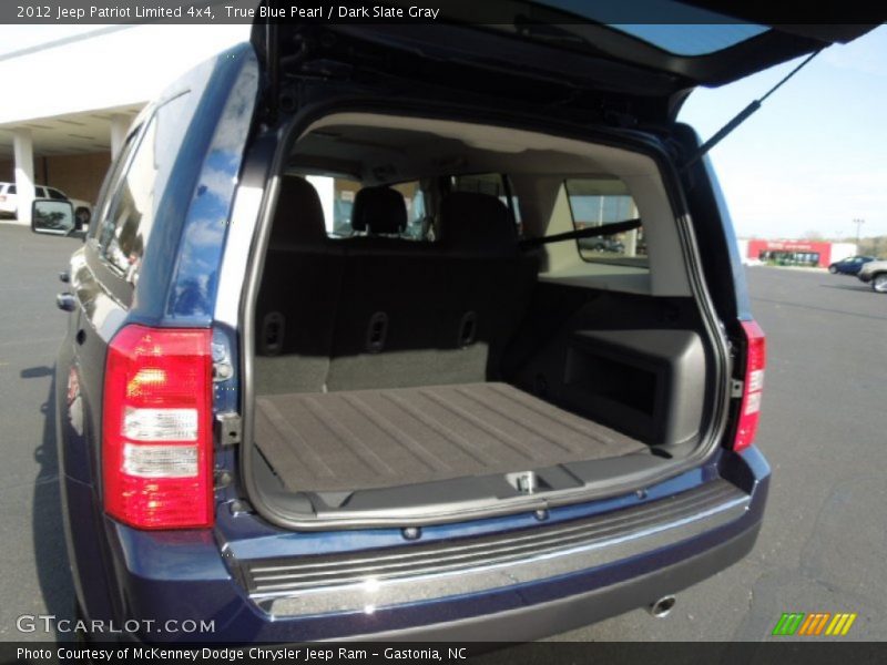 True Blue Pearl / Dark Slate Gray 2012 Jeep Patriot Limited 4x4