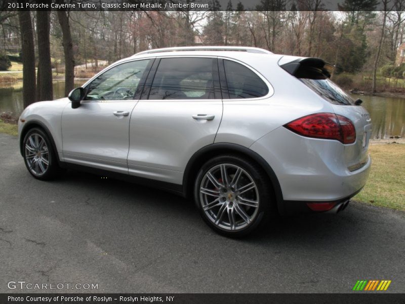 Classic Silver Metallic / Umber Brown 2011 Porsche Cayenne Turbo