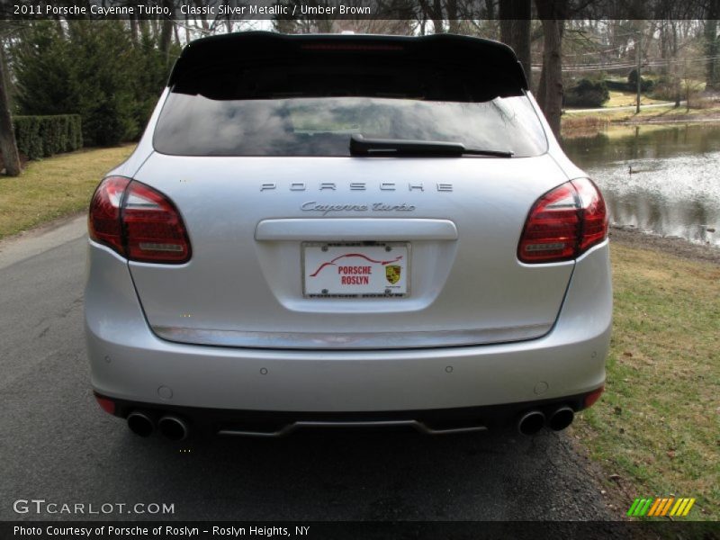 Classic Silver Metallic / Umber Brown 2011 Porsche Cayenne Turbo