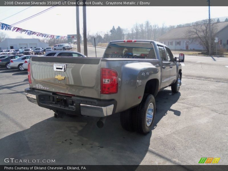 Graystone Metallic / Ebony 2008 Chevrolet Silverado 3500HD LT Crew Cab 4x4 Dually