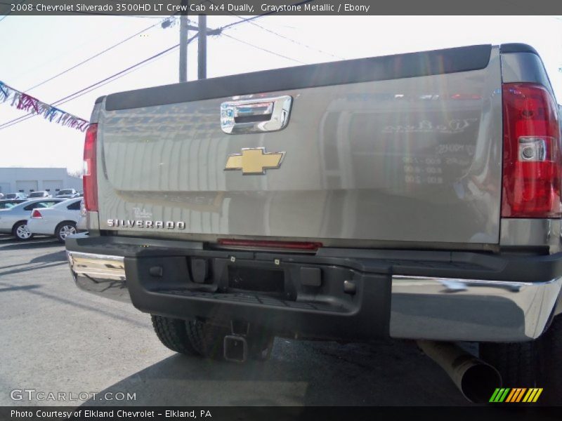 Graystone Metallic / Ebony 2008 Chevrolet Silverado 3500HD LT Crew Cab 4x4 Dually
