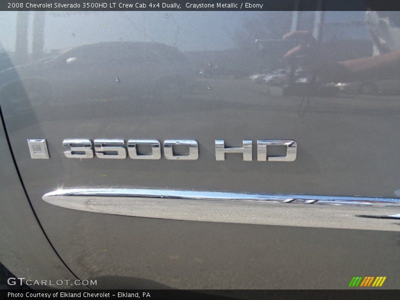 Graystone Metallic / Ebony 2008 Chevrolet Silverado 3500HD LT Crew Cab 4x4 Dually