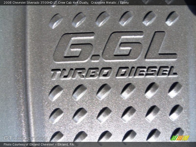 Graystone Metallic / Ebony 2008 Chevrolet Silverado 3500HD LT Crew Cab 4x4 Dually