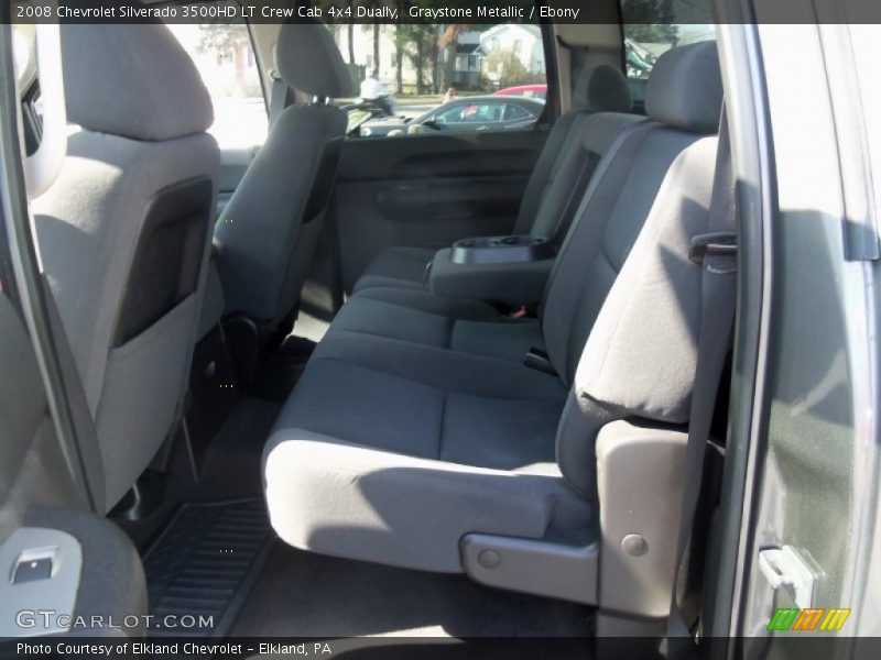 Graystone Metallic / Ebony 2008 Chevrolet Silverado 3500HD LT Crew Cab 4x4 Dually