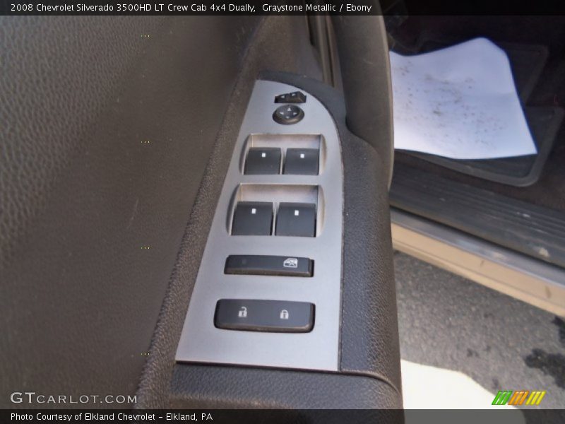 Graystone Metallic / Ebony 2008 Chevrolet Silverado 3500HD LT Crew Cab 4x4 Dually