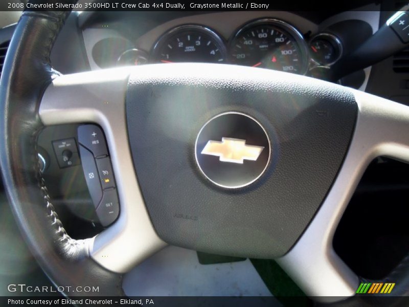 Graystone Metallic / Ebony 2008 Chevrolet Silverado 3500HD LT Crew Cab 4x4 Dually