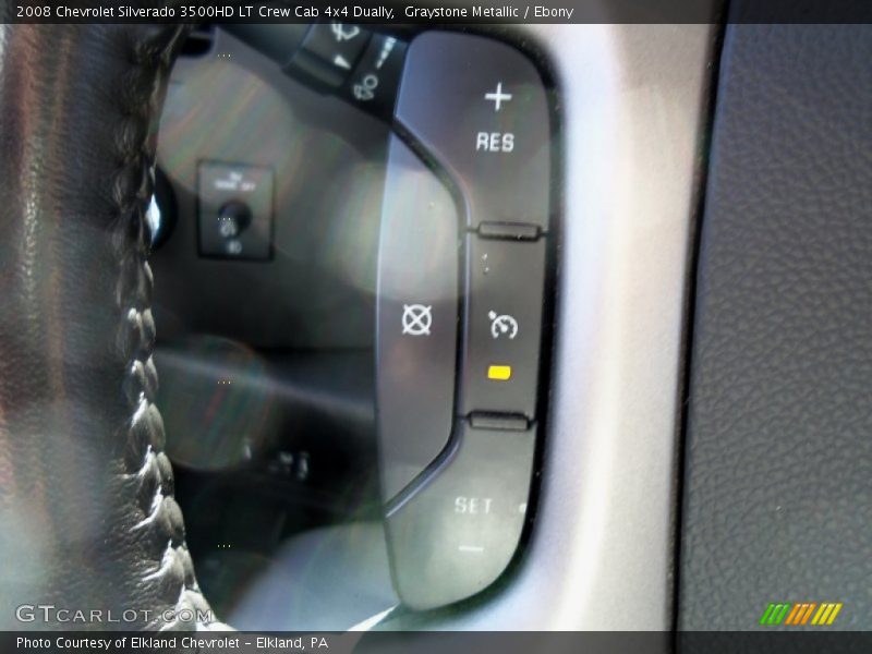 Graystone Metallic / Ebony 2008 Chevrolet Silverado 3500HD LT Crew Cab 4x4 Dually