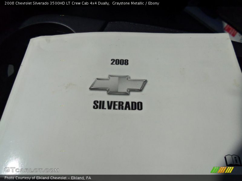 Graystone Metallic / Ebony 2008 Chevrolet Silverado 3500HD LT Crew Cab 4x4 Dually