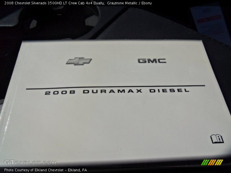 Graystone Metallic / Ebony 2008 Chevrolet Silverado 3500HD LT Crew Cab 4x4 Dually